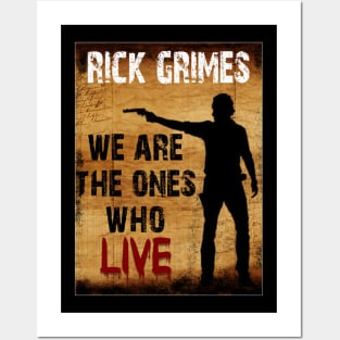 rick grimes Posters and Art